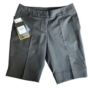 Adidas climalite athletic golf shorts black size 8 NWT